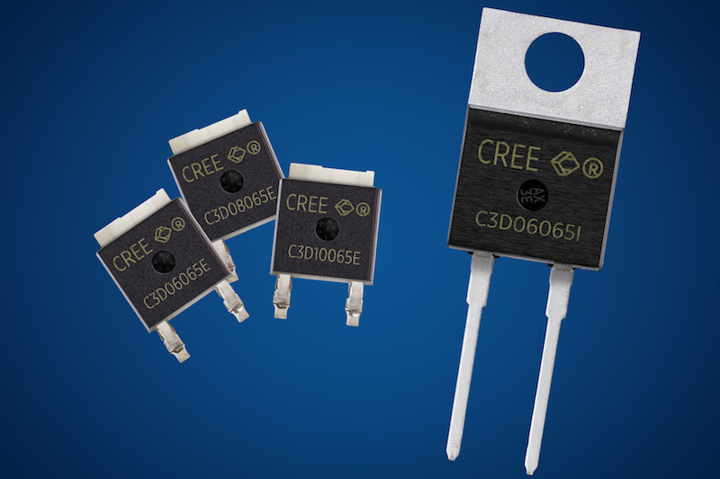 Cree releases four 650V SiC Schottky diodes